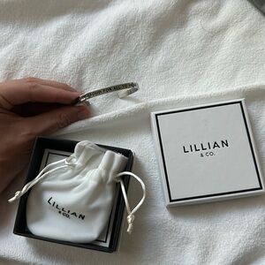 Lillian and Co. Elf Song Loud for All to Hear silver bangle bracelet